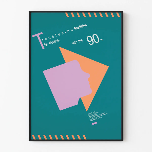 Vintage Poster Transfusion Medicine for Nurses, 1990s