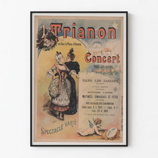 Vintage poster Trianon Concert Variety Show