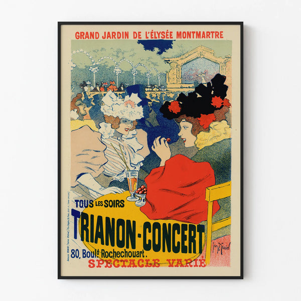 Vintage Poster Trianon Concert Montmartre