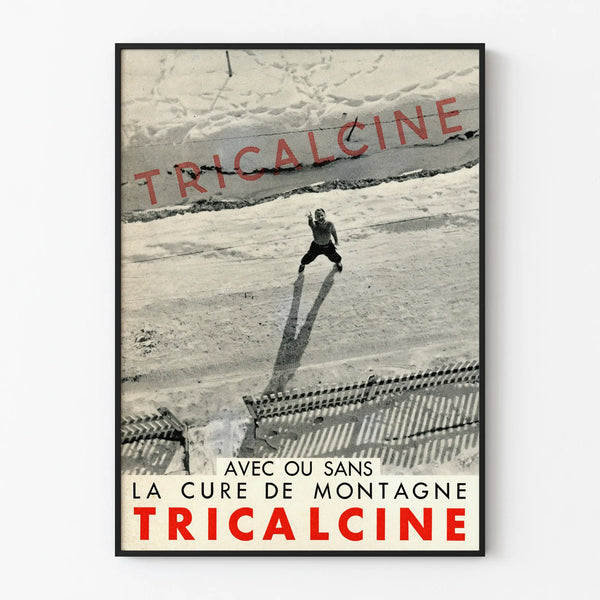Vintage Tricalcine Mountain Cure Poster