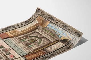 Ancient architectural poster: project of the tomb of Louis Charles of Orléans