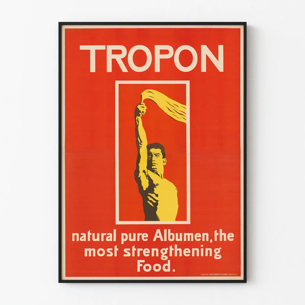 Vintage Tropon Albumen Advertising Poster