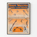 Vintage poster of Wallenda troupe acrobats and flying trampoline