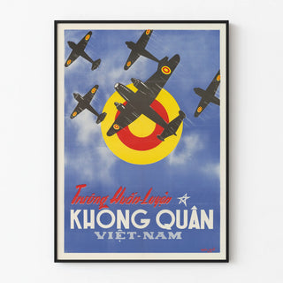 Vintage poster Trường Huấn Luyện Không Quân Vietnam