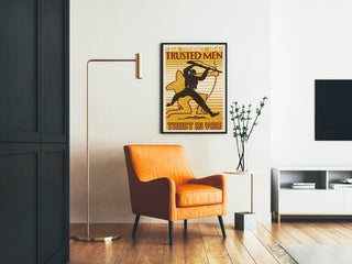 Vintage War Poster 1941 Trusted Men Trust in You