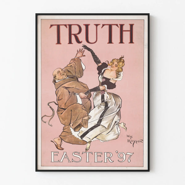 Vintage poster wall decoration Truth Easter 1897