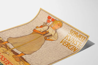 Vintage Swiss Artistic Exhibition Poster 1911