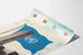 United Nations Office poster with blue flag and text in Asian characters