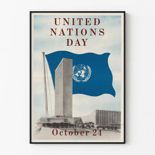 United Nations Day Wall Decoration Poster - October 24