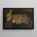 Fox dead - Ludovit Pitthordt — framed artwork on a wall