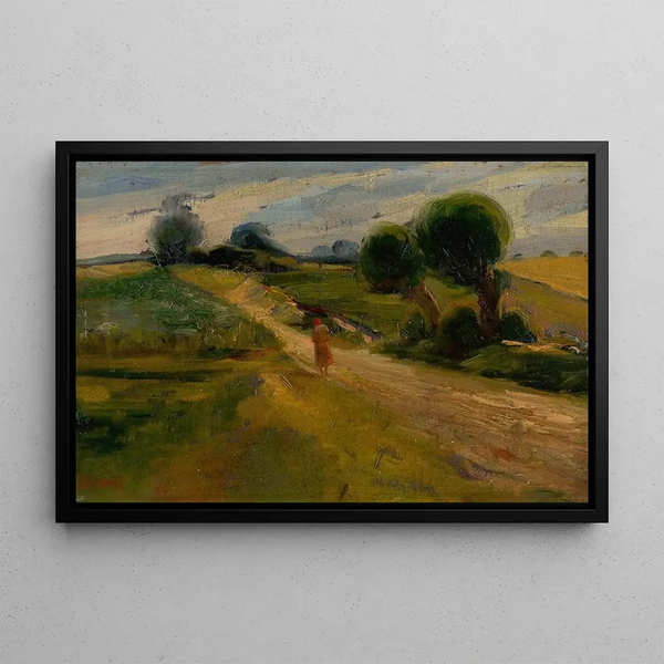 Allée - Ludovit Pitthordt — framed artwork on a wall