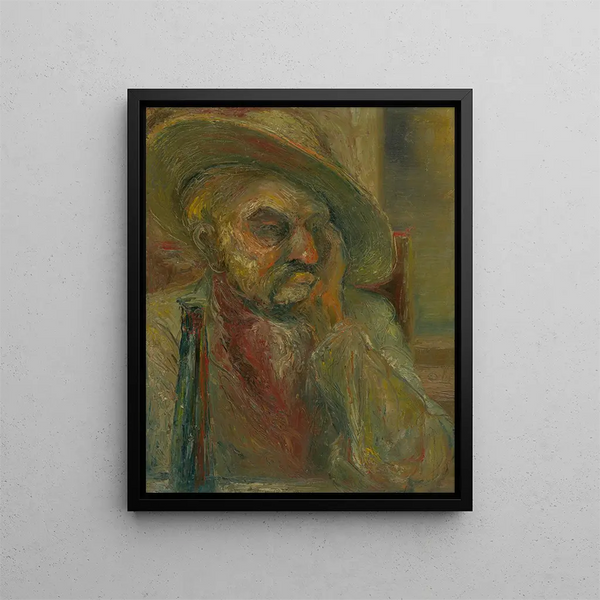 Drunkard - Ludovit Varga — framed artwork on a wall