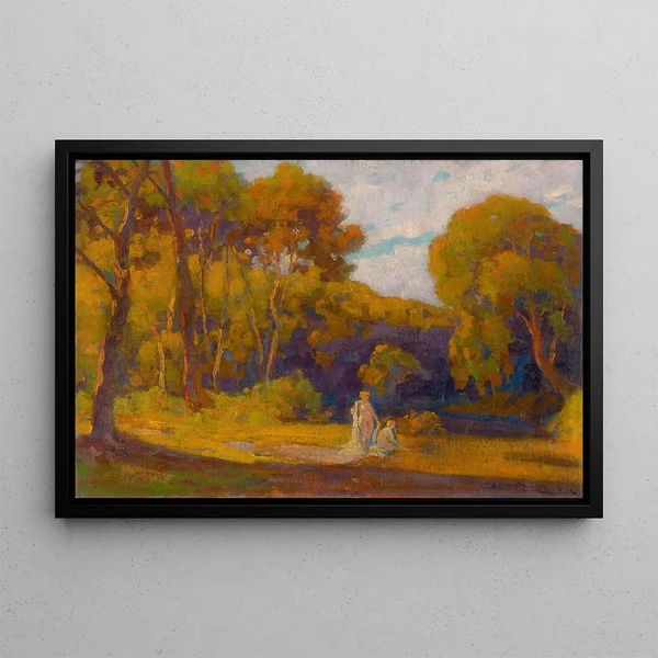 At sunset - Ludovit Ordok — framed artwork on a wall