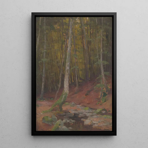 Forest - Ludovit Ordok — framed artwork on a wall