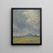 Landscape with a Castle - Ludovit Ordok — framed artwork on a wall