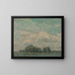Prairie with dense trees - Ludovit Ordok — framed artwork on a wall