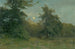 Landscape painting with moonlight and the castle of Slanec - Ludovit Ordok — artwork view