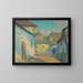 an Eastern Slovakian village motif - Ludovit Ordok — framed artwork on a wall