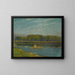 Prise de rivière - Ludovit Ordok — framed artwork on a wall