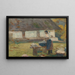 Prka pred stromom - Ludovit Ordok — framed artwork on a wall