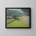 Route at the edge of the forest - Ludovit Ordok — framed artwork on a wall