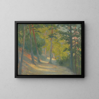 Route vers Bankov - Ludovit Ordok — framed artwork on a wall