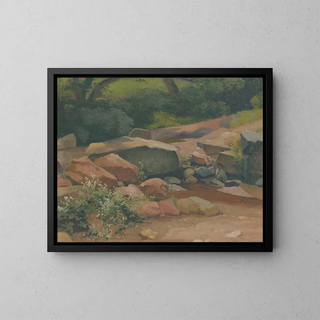 Rocks - Ludovit Ordok — framed artwork on a wall