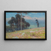 Summer Snow in the Tatras - Ludovit Ordok — framed artwork on a wall