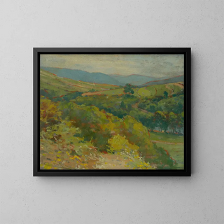 La vallée de Hornd - Ludovit Ordok — framed artwork on a wall