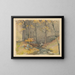 Twilight in the Zdiel Valley - Ludovit Ordok — framed artwork on a wall