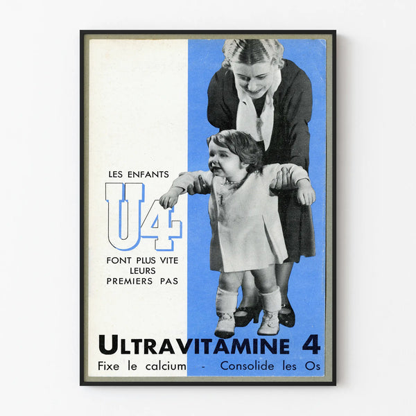 Vintage poster Ultravitamine 4 - Children's health promotion