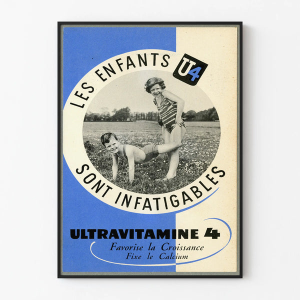 Vintage Poster Ultravitamine 4 – Tireless Children