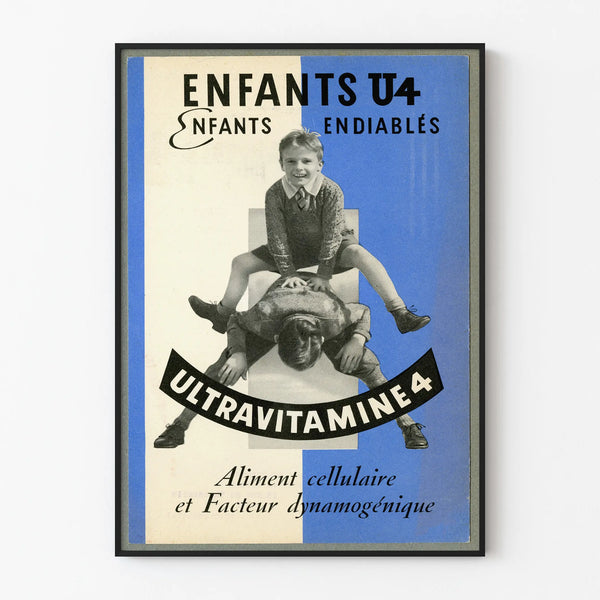 Vintage poster Ultravitamine 4 Children U4 Wild Ones