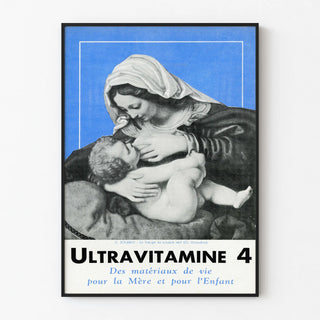 Vintage poster UltravITamine 4 - Mother and Child
