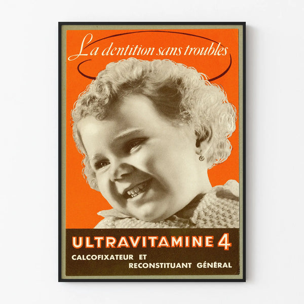Vintage Poster Ultravitamine 4 for Dental Health