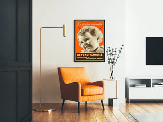 Vintage Poster Ultravitamine 4 for Dental Health