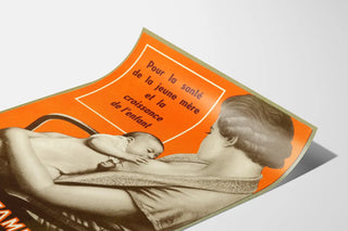 Vintage poster Ultravitamine 4 for mother and child health