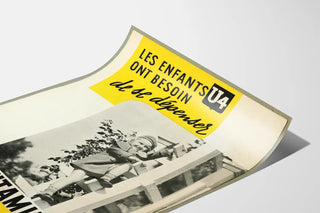 Vintage Ultraviamine 4 Poster - Advertising Poster for Active Children