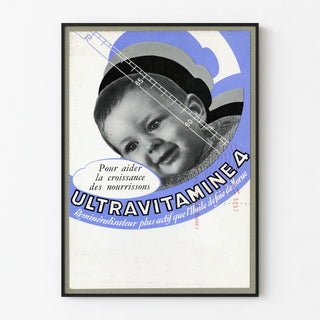 Vintage Ultravitamine 4 poster for infant growth