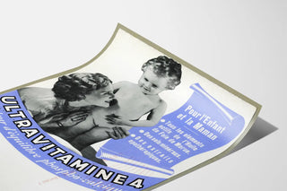 Vintage poster Ultravitamine 4 for children and mothers