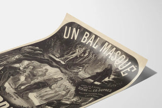 Opera Poster A Masquerade Ball Music by Verdi