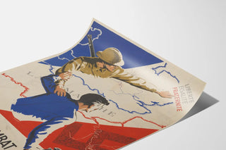 Patriotic Poster: A Single Fight for a Single Homeland