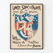 Vintage Poster Uncle Sam's Church by John Bell Bouton