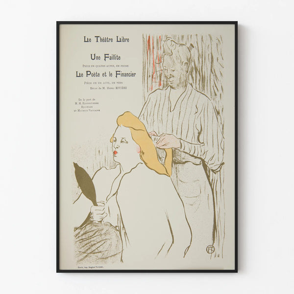 Vintage poster wall decoration A Bankruptcy Free Theatre