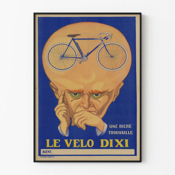 Vintage Poster Le Vélo Dixi - Retro Wall Decoration