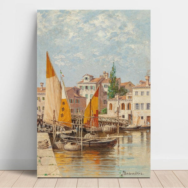 Reproduction of the painting of a view of Venice - Antonietta Brandeis