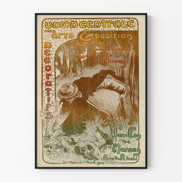 Lorraine Exhibition Poster Nancy School of Art Nouveau 1903
