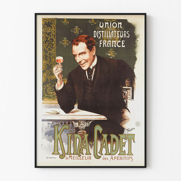 Vintage Poster Kina Cadet Union of Distillers of France