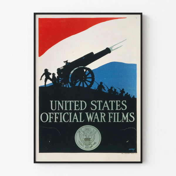 Decorative Poster United States Official War Films