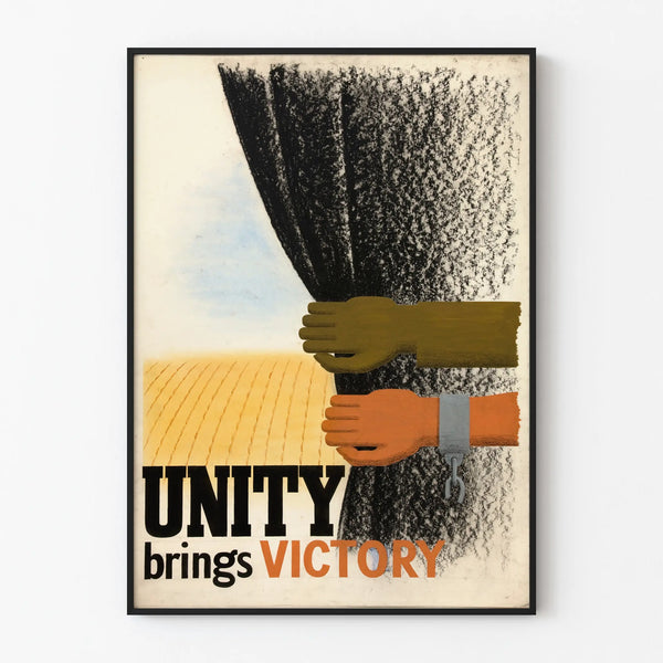 Unity Brings Victory Poster - Inspiring Wall Decoration